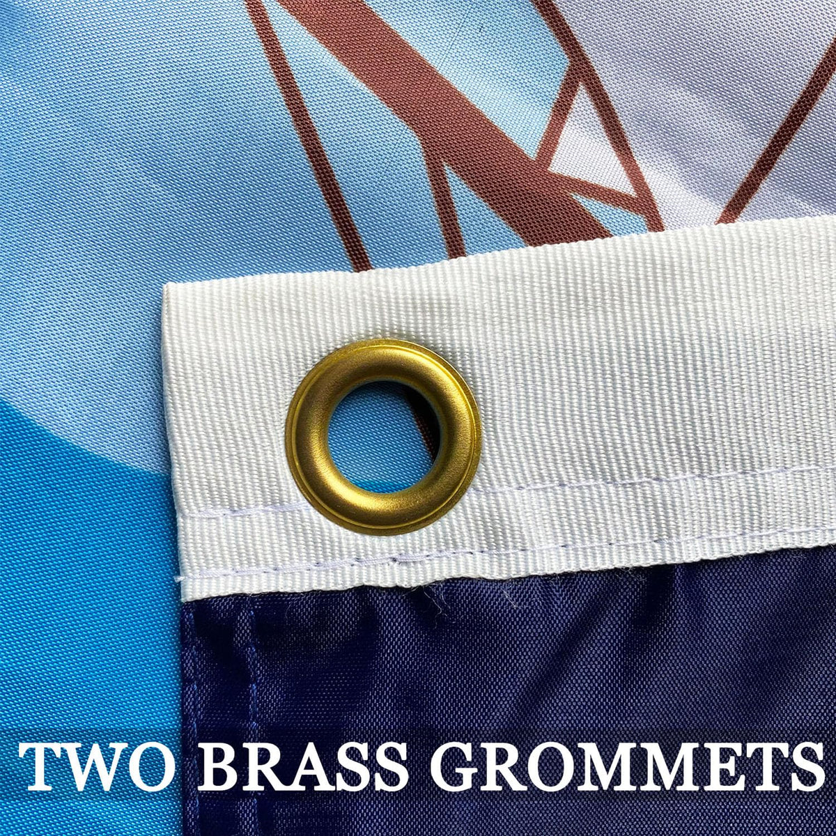 AXJBW Navy Flag suitable for indoor and sheltered outdoor use.