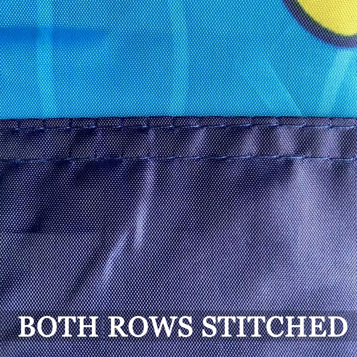 AXJBW Navy Flag measures 24x36 inches for versatile display options.