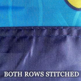 AXJBW Navy Flag measures 24x36 inches for versatile display options.