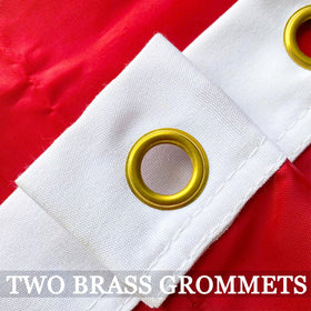 AXJBW USMC flag four-row stitching for extra strength