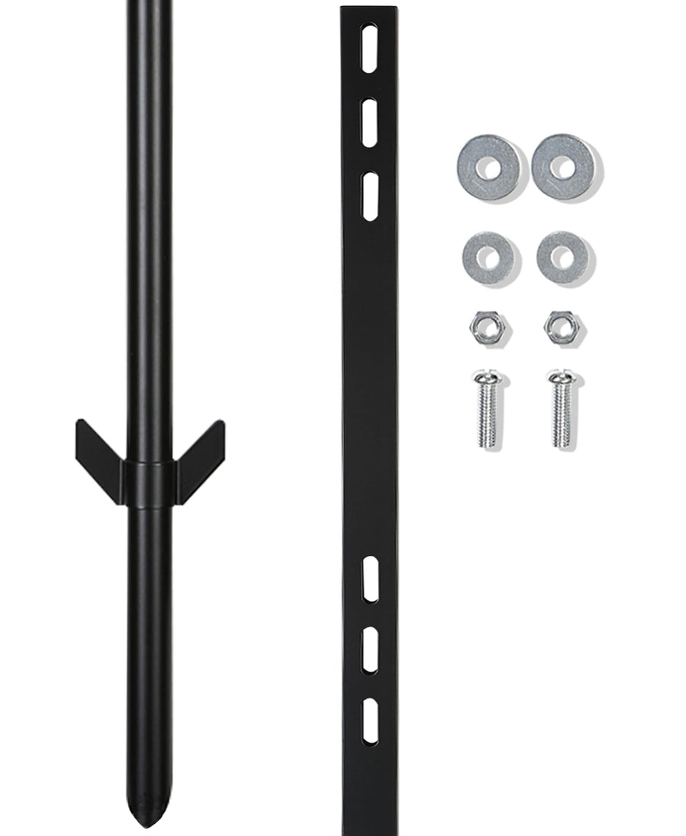 Axmorety 2pc 36in yard sign stake provides sturdy outdoor support.