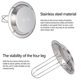 Easy-to-clean Axrivonte stainless steel roaster components