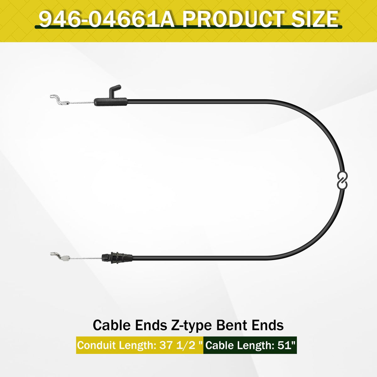 Axyuada 946-04661a parts tray with cable kit ready for yard work.