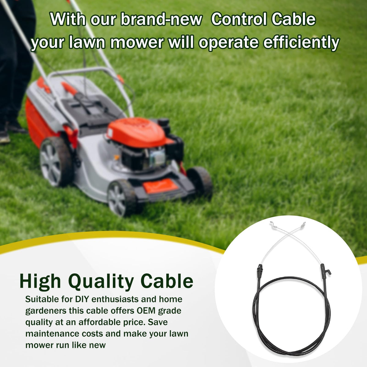 Axyuada 946-04661a precision-length cable laid out for routing.