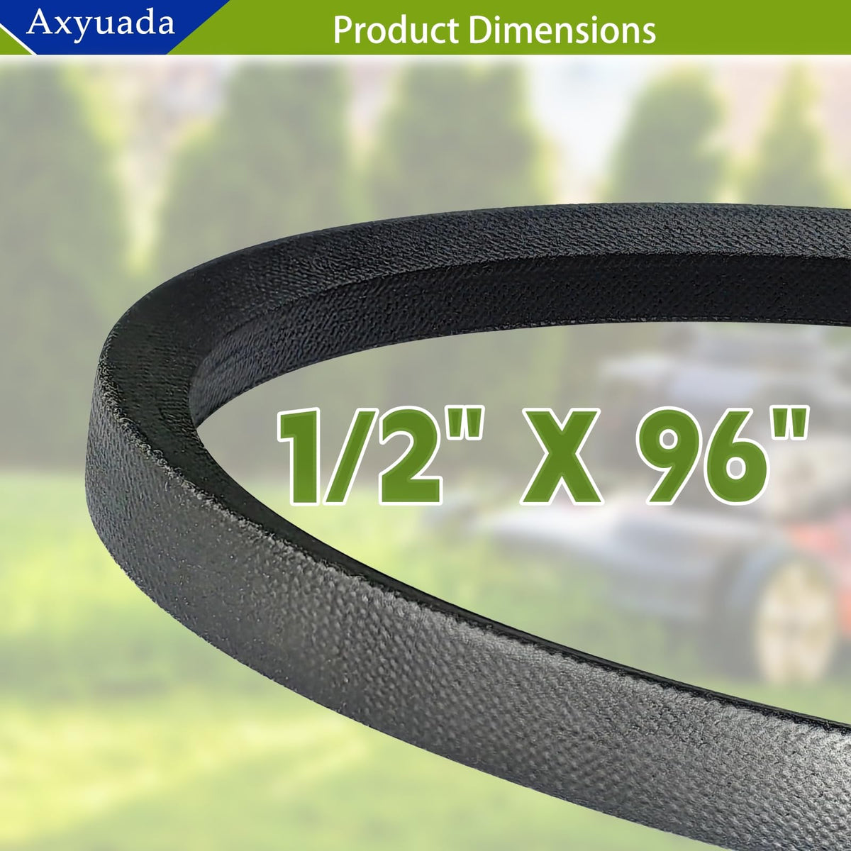 Axyuada 954-04060C belt compatible with Cub Cadet LTX for reliable deck operation