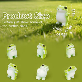 Ayadon waterproof resin frogs ready for outdoor use in gardens and ponds.