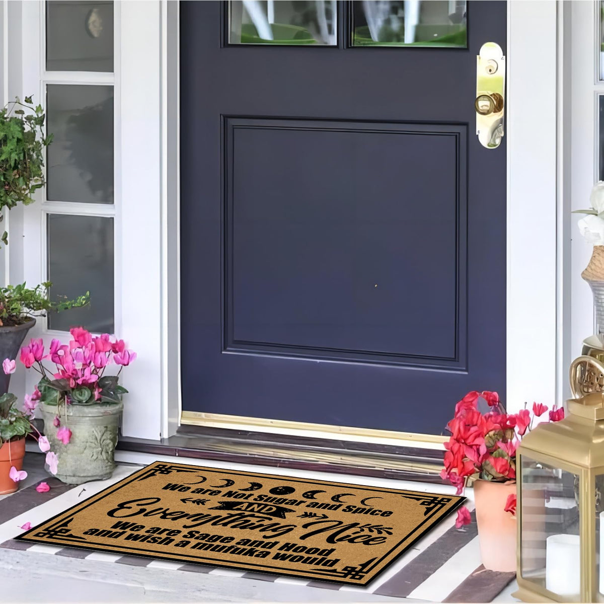Ayatow indoor-outdoor entrance mat ideal for foyers and porches.