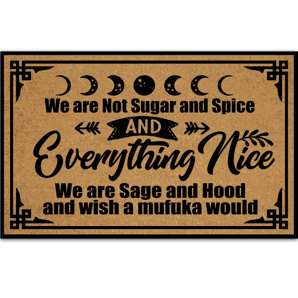 Ayatow doormat featuring bold text for a welcoming entryway.