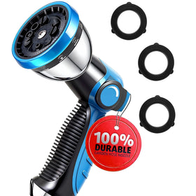 AyayaBoss garden hose nozzle with durable-alloy-head design for reliable watering.