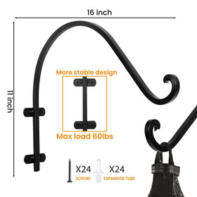 AYAYGD heavy-duty bracket supports up to 80 lbs for versatile outdoor use