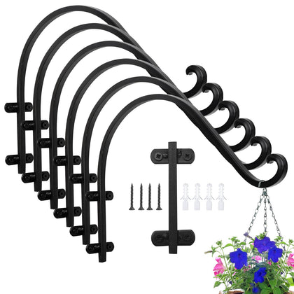 AYAYGD 16-inch outdoor plant hanger bracket for sturdy pots and decor
