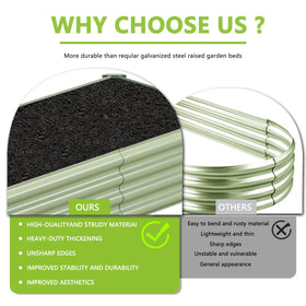 Ayen Guard 2PC spacious planter bed, perfect for vegetables, fruits, and herbs.