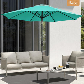 Ayge heavy-duty frame with eight fiberglass ribs stands strong in wind