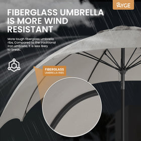 Ayge crank tilt mechanism close-up enables smooth shade adjustment