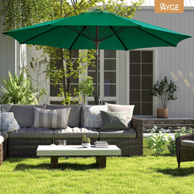 Ayge powder-coated frame resists elements for long-lasting use.