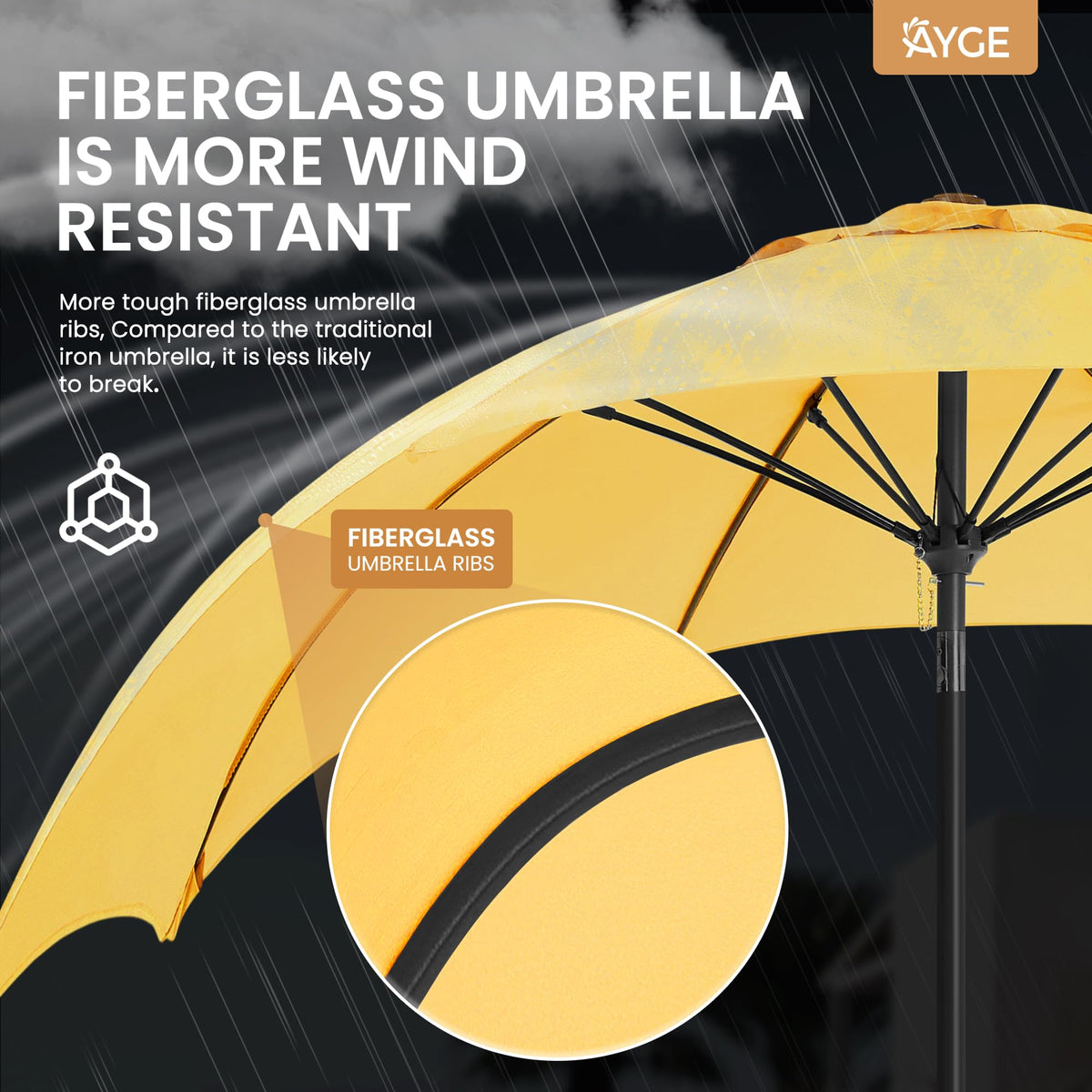 Ayge UV protected canopy blocks sun while keeping cool.