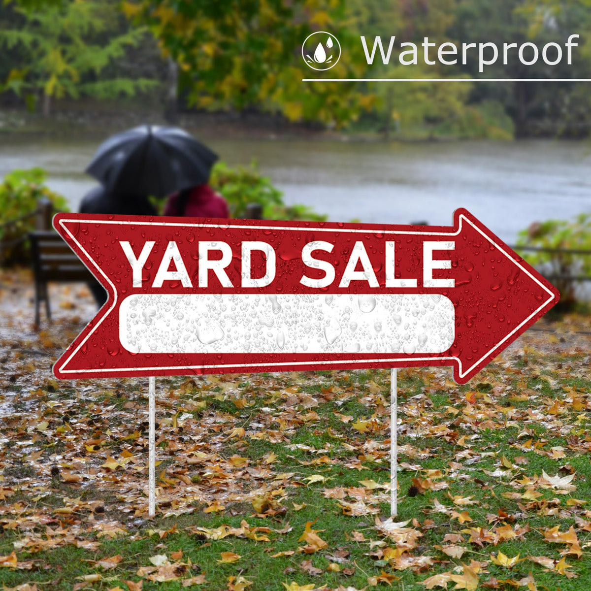 Ayifan directional yard sale sign system guides buyers efficiently.