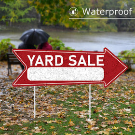 Ayifan directional yard sale sign system guides buyers efficiently.