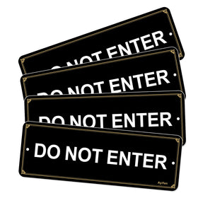 Ayifan do-not-enter sign for outdoor use, reflective at night