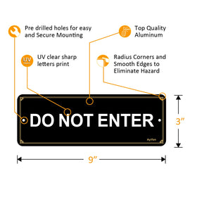 Ayifan do-not-enter sign for home or business, easy visibility