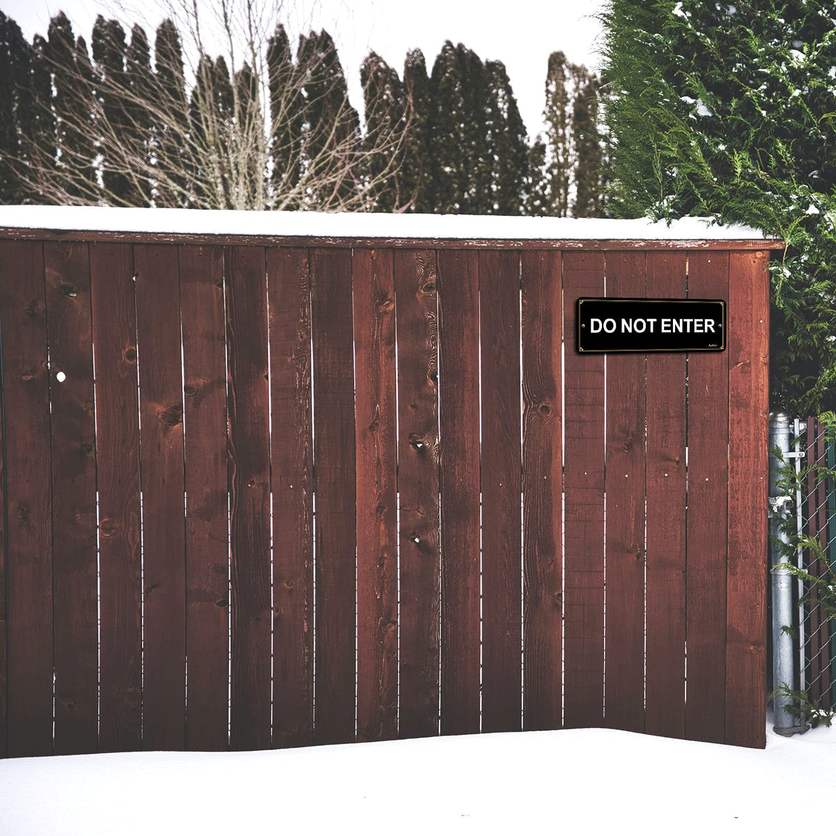Ayifan do-not-enter sign for office or yard, clearly marks restricted areas