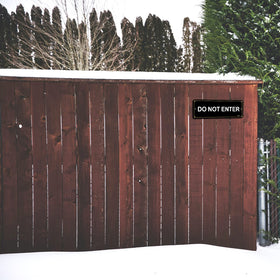Ayifan do-not-enter sign for office or yard, clearly marks restricted areas