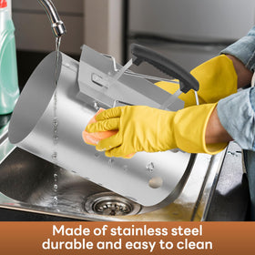 Ayiusideza supports bamboo and hardwood charcoal for versatile cookouts.