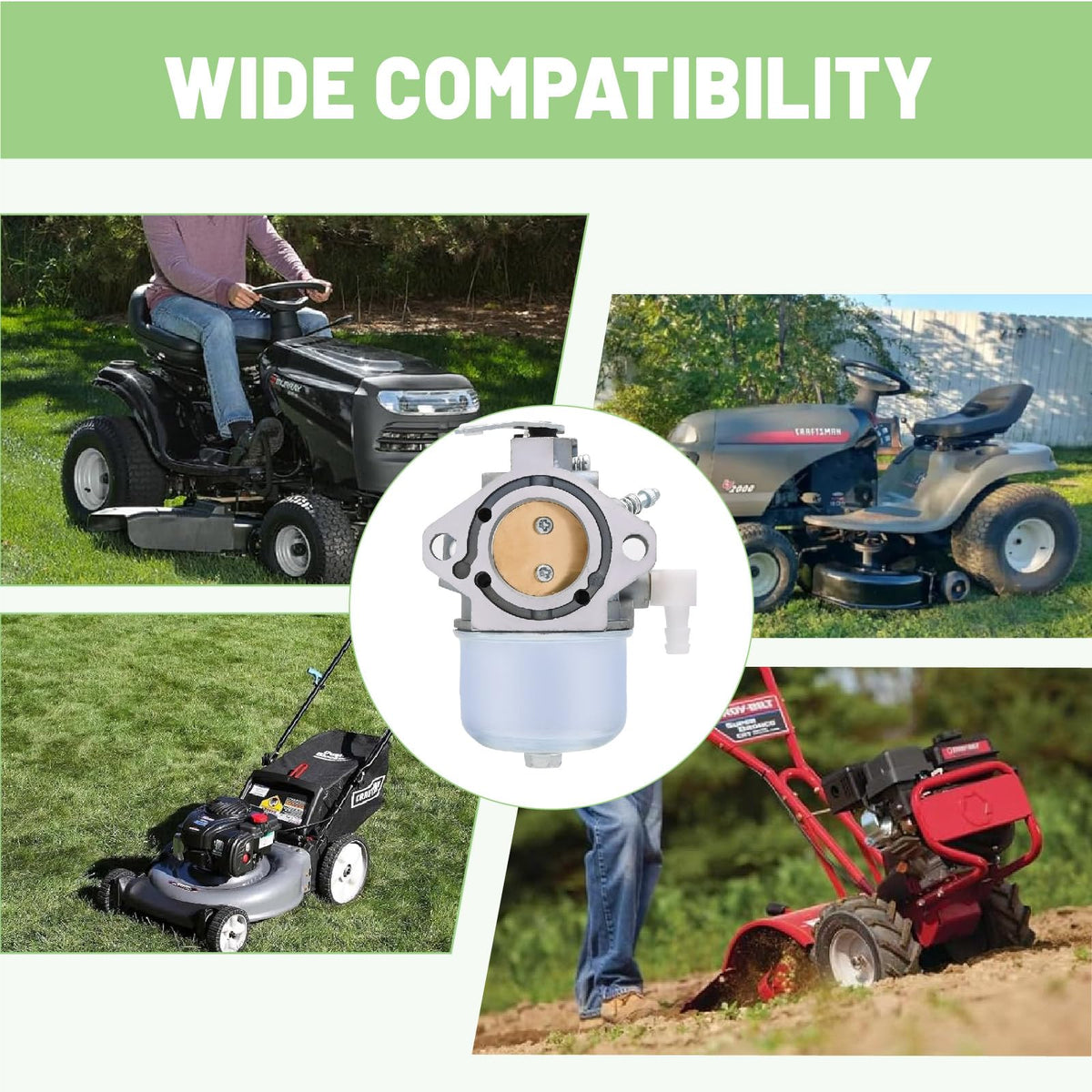 Aylux engine compatibility label highlights versatile fitment across models