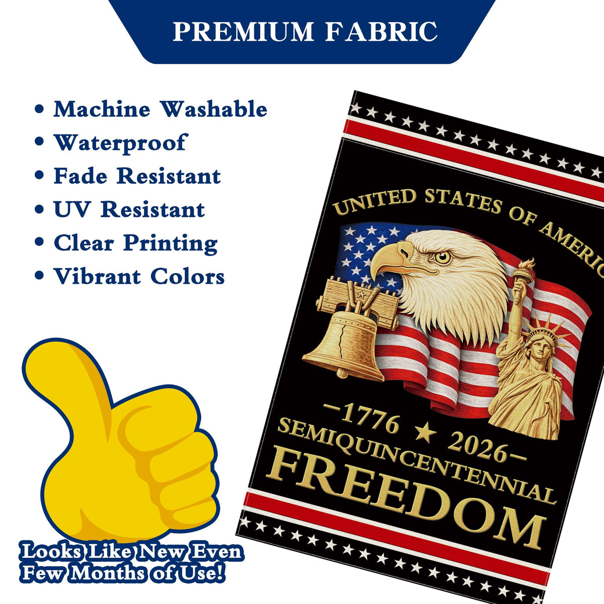 Aymolas flag mounted for outdoor display with clear visibility from street
