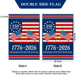 Aymolas USA 250th anniversary flag designed for outdoor use