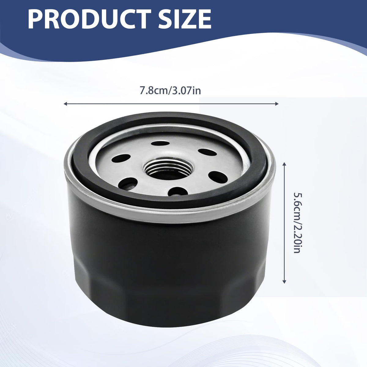 Aynaxcol fuel filter replacement included for John Deere tractors.