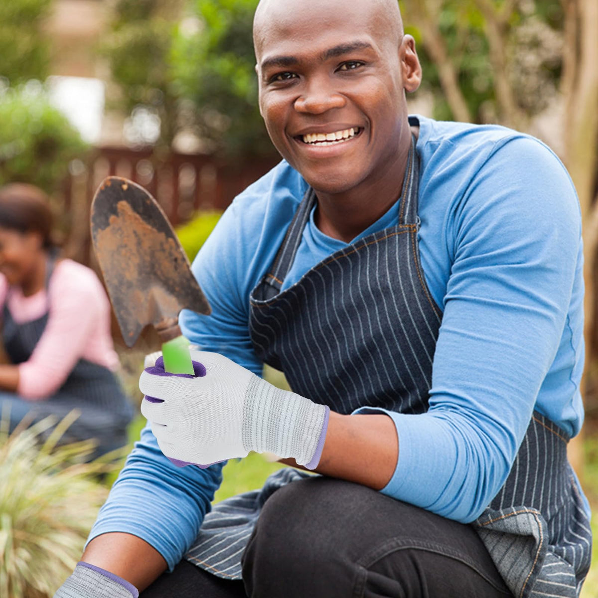 Aysatogc secure grip garden gloves for gardening and DIY projects