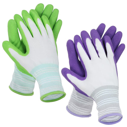 Aysatogc two pairs garden gloves bundle for versatile outdoor tasks