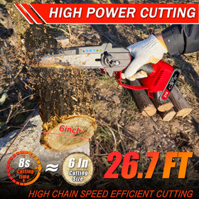 AYSLCKR 16 ft reach helps trim tall limbs safely.