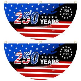 AYTHSRIC 250th anniversary flag front close-up for vivid wall or porch display