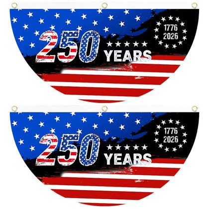 AYTHSRIC 250th anniversary flag front close-up for vivid wall or porch display