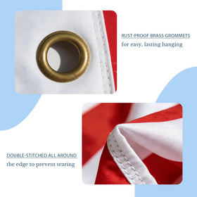 UV-resistant AYTHSRIC flag colors stay bright outdoors.