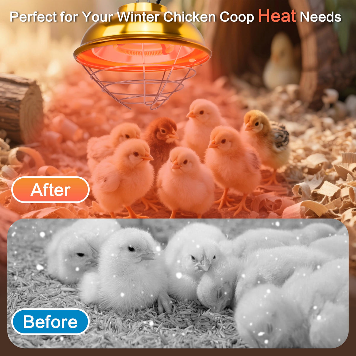 Ayuanb indoor/outdoor heat source with durable design for year-round use.