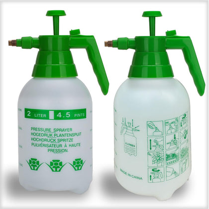 Ayxeute 2L handheld sprayer with adjustable brass nozzle for precision mist or spray