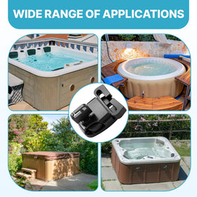 Ayxwkyfc compatible with 1 to 1.3-inch straps for many spa models.