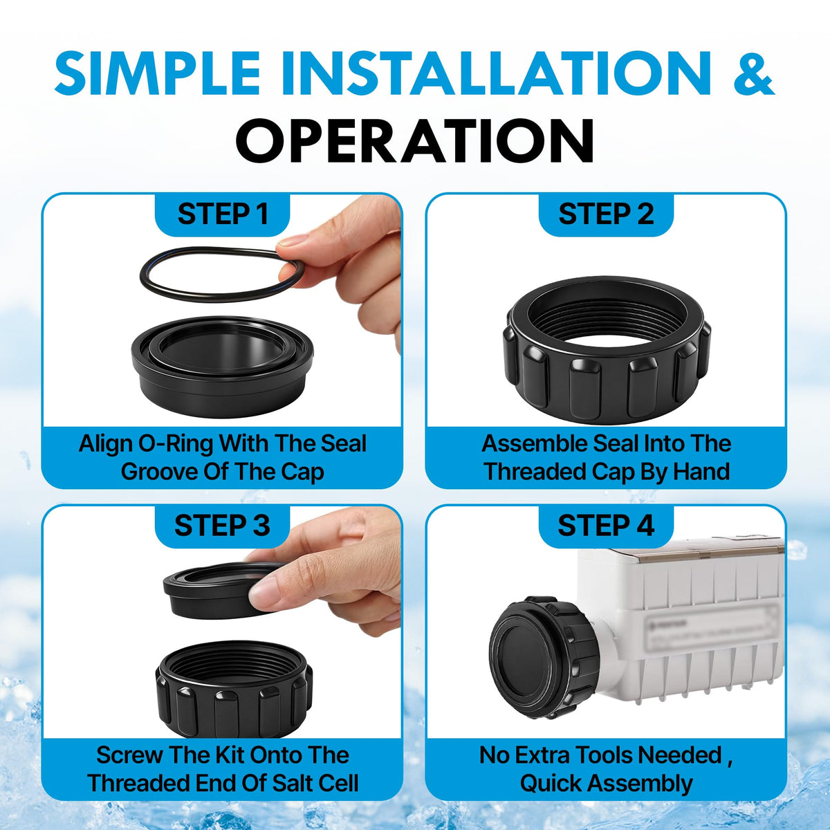 Ayxwkyfc durable plastic body stands up to frequent cleaning tasks.