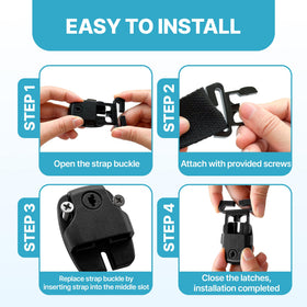 Ayxwkyfc key-locking system keeps spa cover safely closed when not in use.