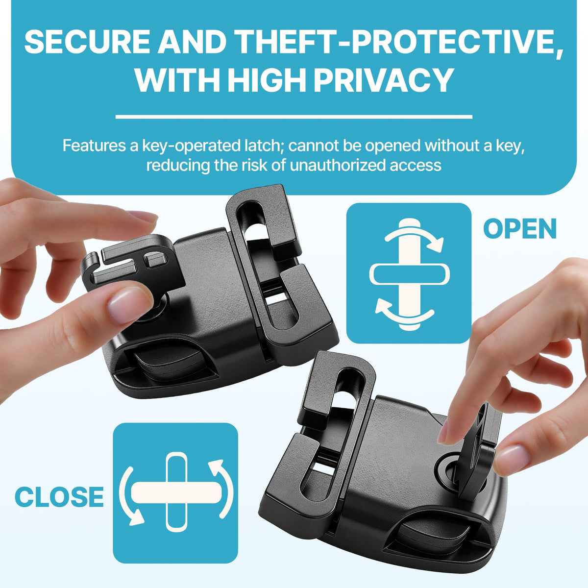 Ayxwkyfc strap-buckle-slots enable quick strap threading without cutting.