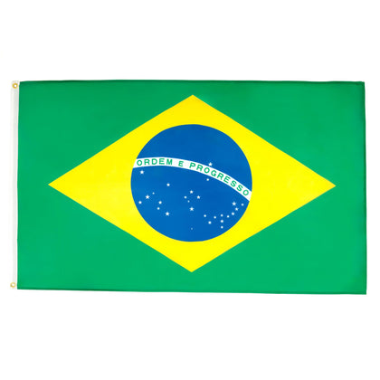 AZ FLAG Brazil flag 2x3ft on 100D polyester with vivid indoor-ready colors