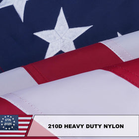 AZCOVER outdoor-ready flag stands up to weather with durable fabric and stitching