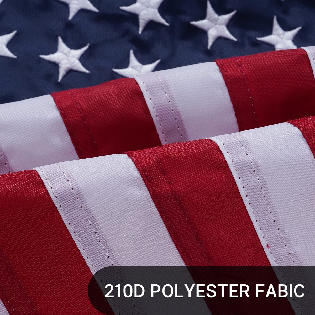 AZCOVER American flag 16x24 outdoor-indoor-use suited for boats, cars, and celebrations.