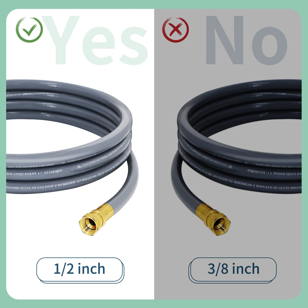 Azdele brass adapter with 3/8in flare for flexible NG connections
