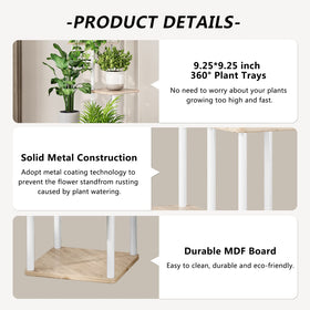 AZERPIAN easy-assembly plant stand with clear instructions for quick setup