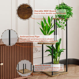 AZERPIAN indoor plant rack in living room setup adds modern style.