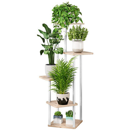 AZERPIAN 5-tier plant stand in a corner for optimal sunlight exposure